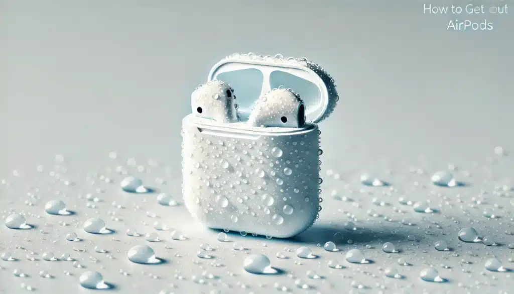 how to get water out of airpods