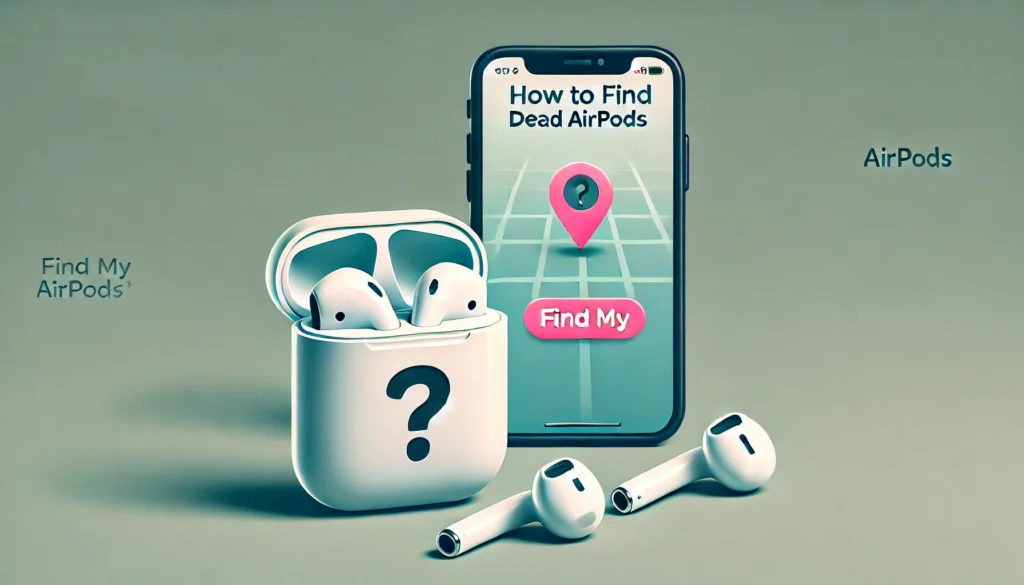 how to find dead airpods